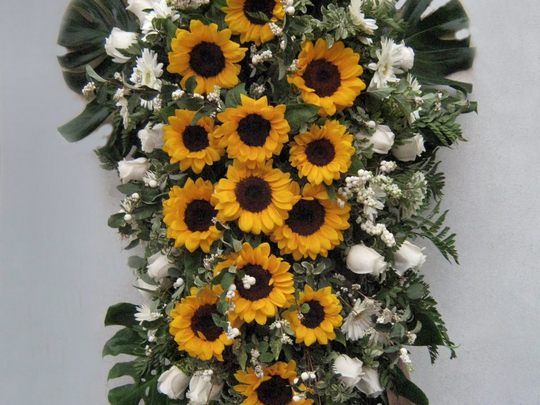 Funerale a Cremona, composizioni floreali